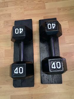 40 pound dumbbell set
