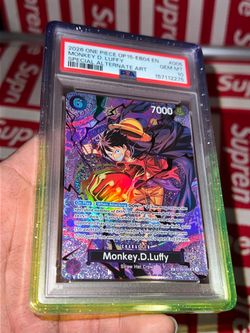 Monkey D. Luffy ( SP ) - Adventure on Kami’s Island - OP15-EB04 - SAA  - One Piece TCG - ST26 - 005 - PSA 10