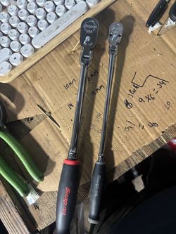 Snap on ratchet set 3/8 and 1/4