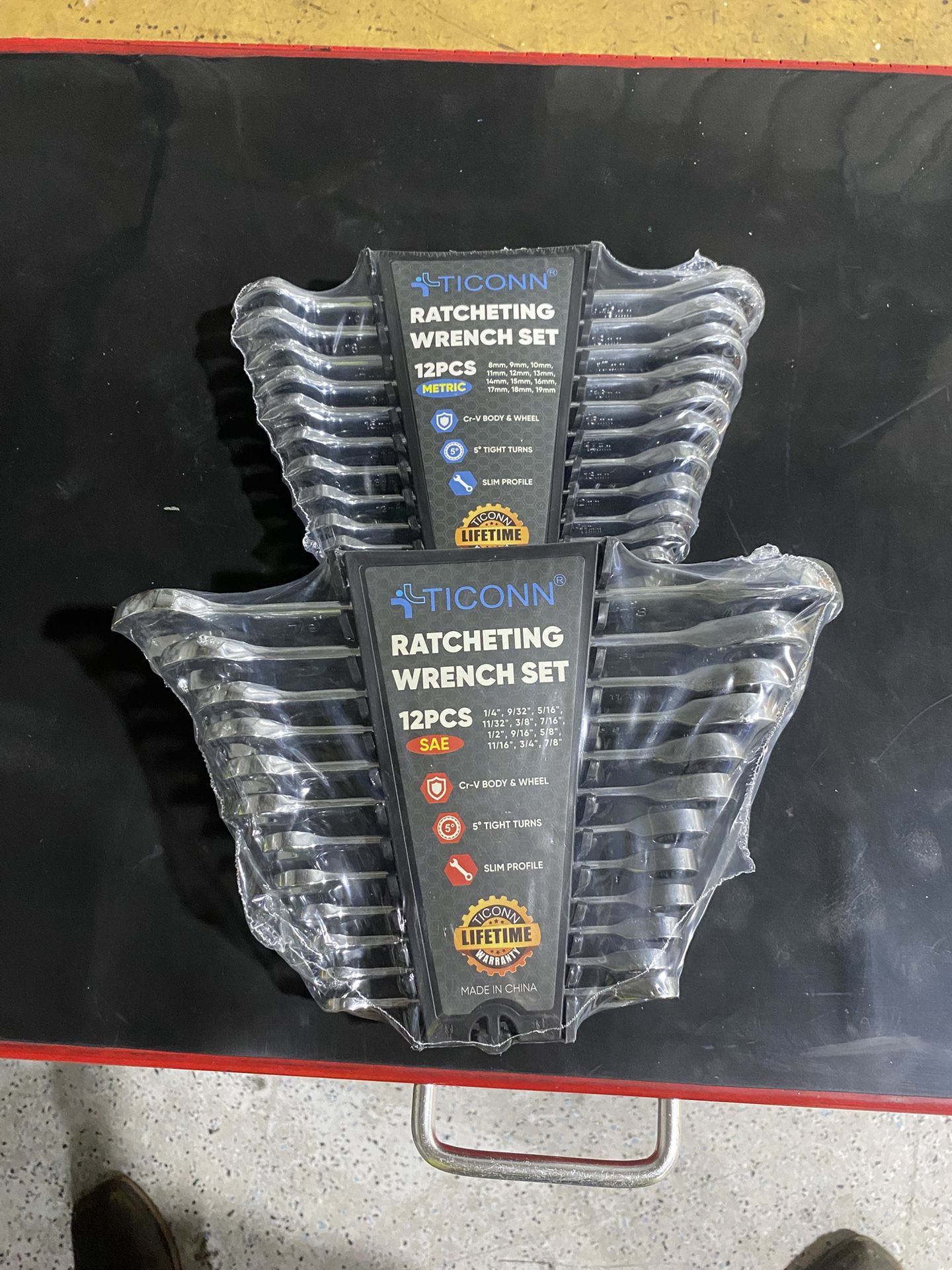 Ratcheting Whench Set SAE  METRIC