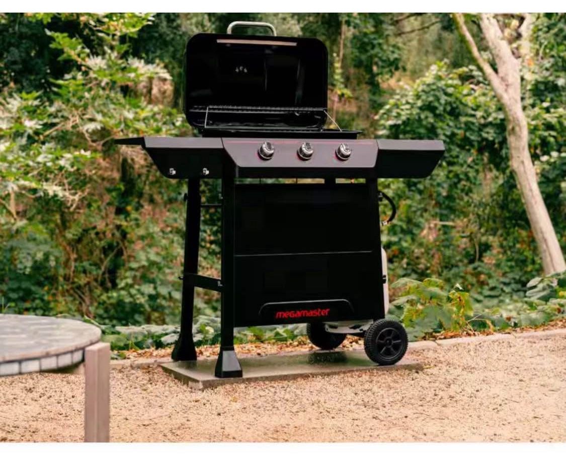 3 BURNERS BBQ π GRILL NEW