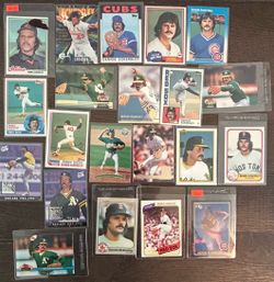 Dennis Eckersley 21-Card Lot – Hall of Famer – Vintage & Inserts