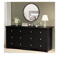 Black Drawer with Silver Knobs