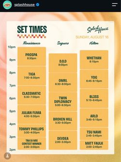 Weekend 2 SUNDAY wristbands x2
