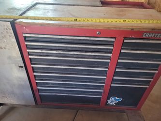 Rolling Tool Card 62"L 30"W  42" H