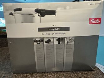 New Fissler 8.5 qt Vistaquick Pressure Cooker