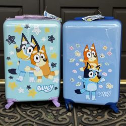 New Kids Hardside Carry On Spinner Suitcase Suit Case Disney Bluey