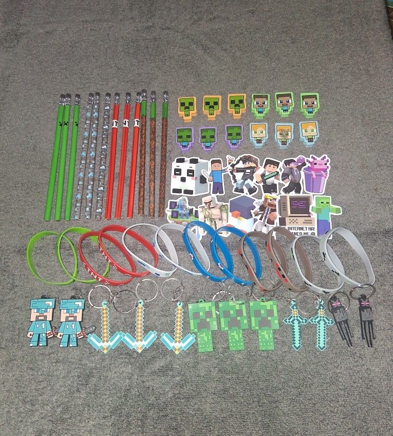 Minecraft Party Favors 