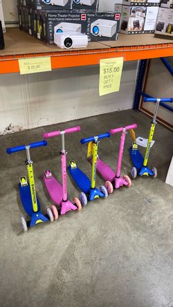2 for $15 Kids Scooters, new, BOOMwarehouse