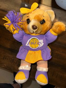 Vintage Play-By-Play Los Angeles Lakers Cheerleader Plush Bear