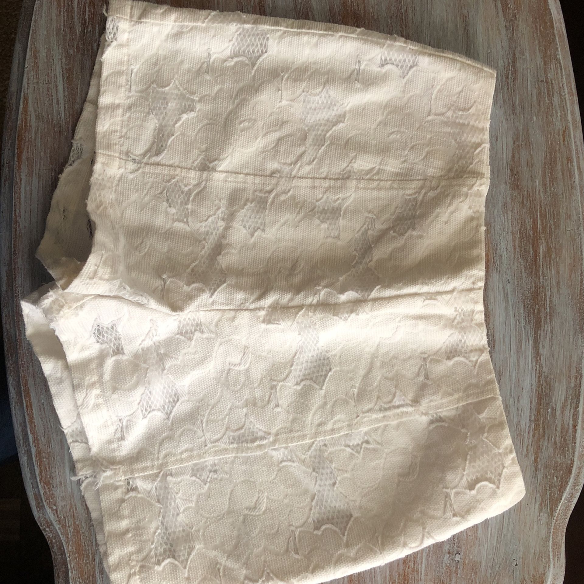 Forever 21 Cute White Shorts Sz 7-8