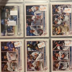 Topps 2022 Series 1/2 Baseball Cards
