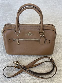 Authentic COACH Rowan Satchel Camel Bag