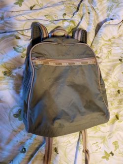 Lesportsac backpack vintage olive green