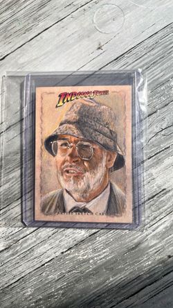 Indiana Jones Artist Sketch Card