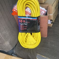 50 Ft Triple Tap Outdoor Extension Cord