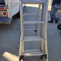 Heavy duty Professional adjusting ladder four ways sections EST way