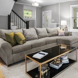 Sofa with chaise