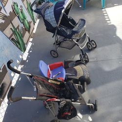 Stroller and booster seat bundle