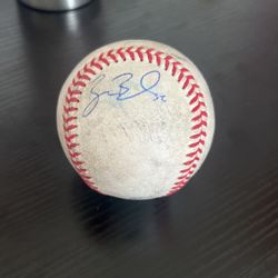 Ryan Borucki Signed MLB Issued Baseball
