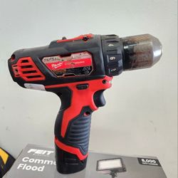 Milwaukee Drill With Battery Used