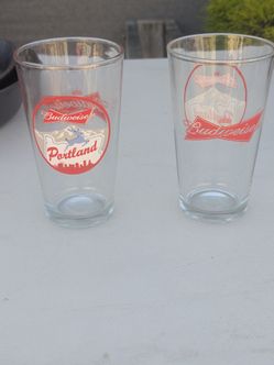 Budweiser glasses