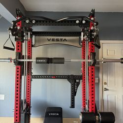 Vesta Fitness New Half Squat Rack |Functional Trainer|320 Weight Stack|Gym Equipment|Free Delivery 