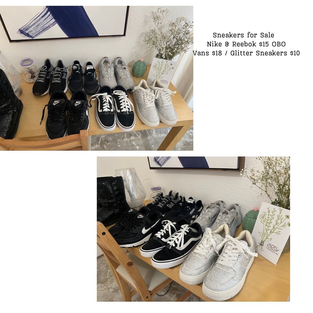Womens Sneakers For Sale !! $60 For 5