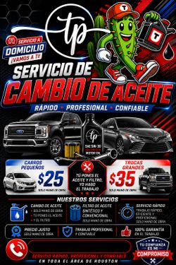 Cambio de aceite para autos ✅️