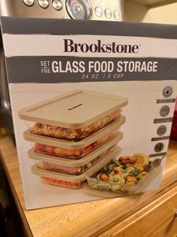 Glass food storage containers Glass food storage NEW