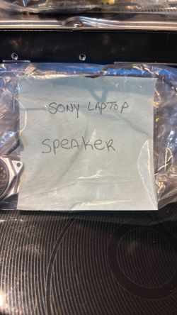 Sony Laptop, Speaker