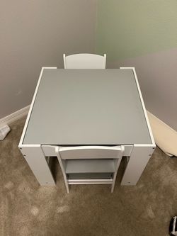 Kids table with 2 chairs (free)