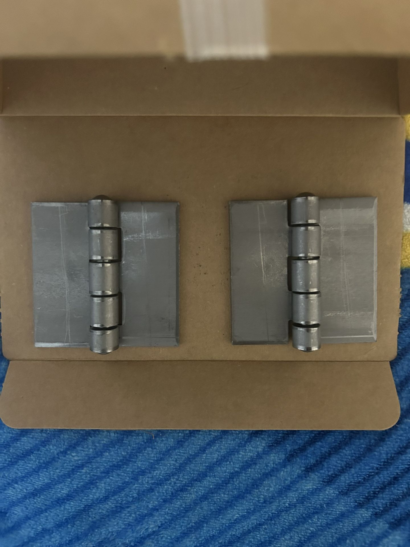 Extra Heavy Weldable Steel Hinge Pair Of Steel Hinges 3”x 3” Weldable