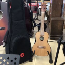 Mitchell MU50SE Acoustic-Electric Concert Ukulele With Road Runner Soft Shell Case 💵  💳  💵  Cash and Card Accepted 