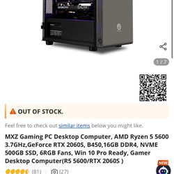 MXZ Gaming Pc