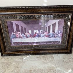 Last Supper Framed Picture 