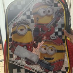Kids minion backpack