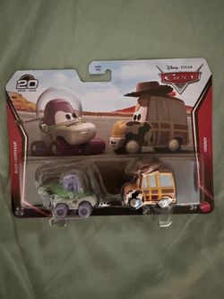 Pixar Cars 20th Anniversary Toy Story Buzz & Woody 2 Pack