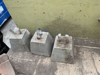 concrete Block For House Support And Near The House In Very Good Condition Five Dollar Each One Take It Now