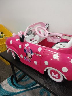 Minnie mouse electric car
