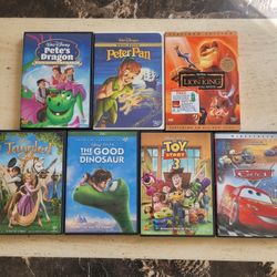 7 Disney DVD's