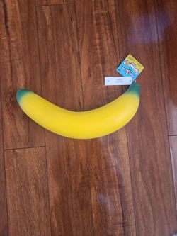LARGE BANANA SQUISHY HARD TO FIND