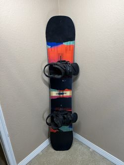 Burton Process 159cm Snowboard and Burton Mission Bindings