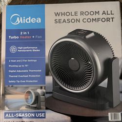 Midea All-Season, 2-In-1 Heater/Fan