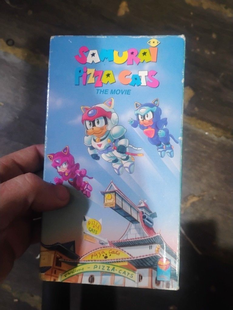 VHS Samurai Pizza Cat The Movie Ultra Rare
