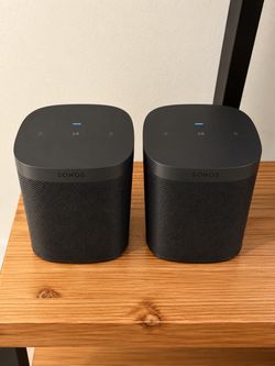 Sonos One Smart Speakers – Black Pair
