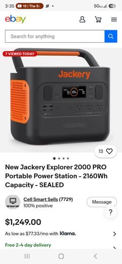 Jackery explorer 2000 pro