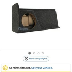 BBox 10" ported subwoofer enclosure for 2007-2013 Chevrolet-GMC Silverado-Sierra Extended Cab