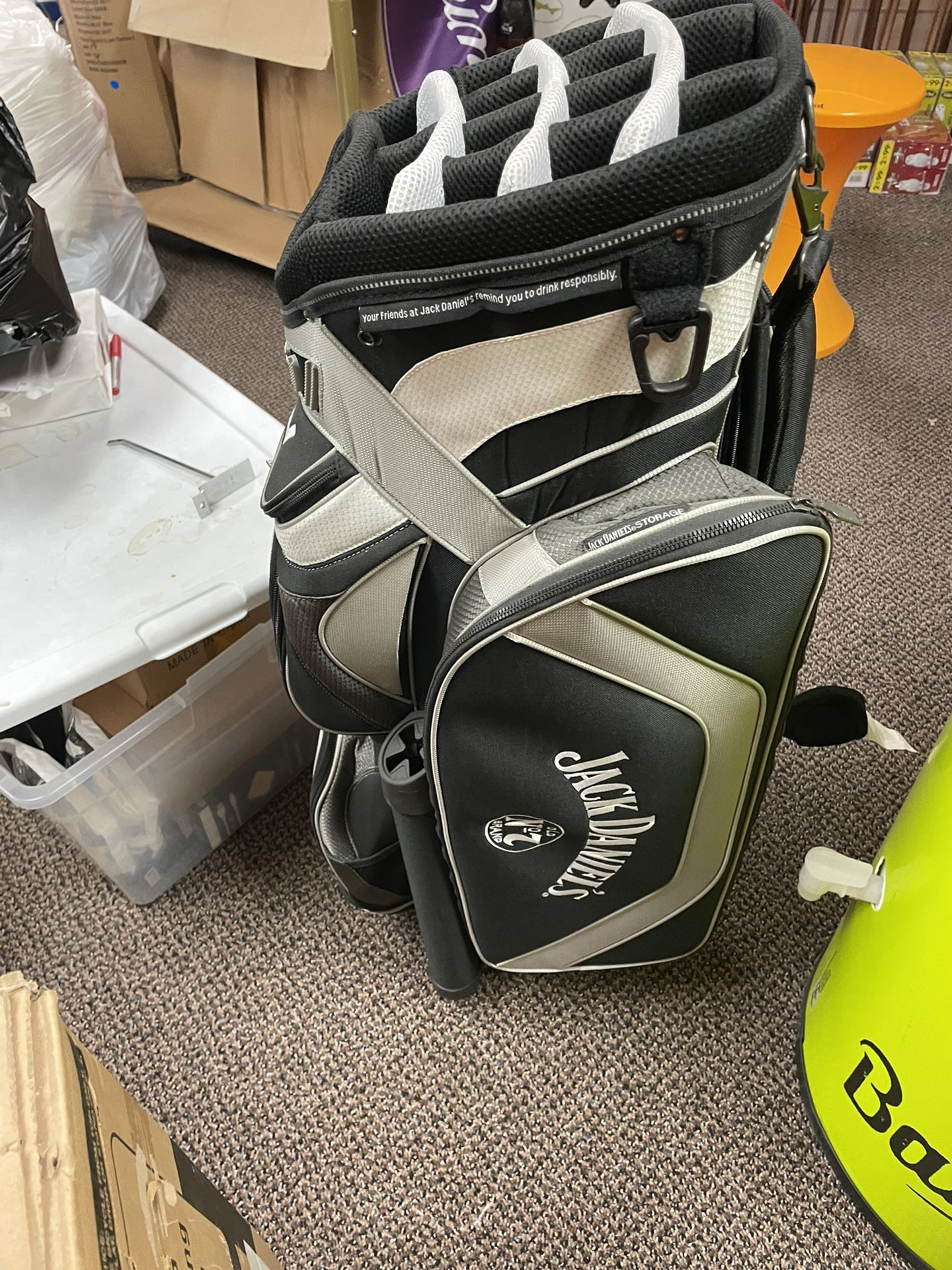 Callaway Black Gray Jack Daniels Golf Cart Bag