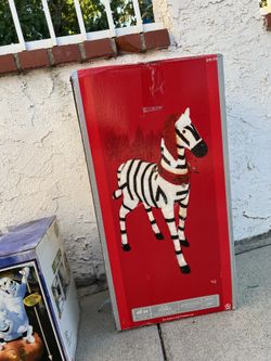 Christmas Zebra Holiday Decoration